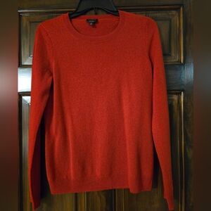 Talbots Vibrant Red Cashmere Sweater